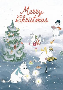 Merry Christmas Moomins Midwinter Festival Christmas Card